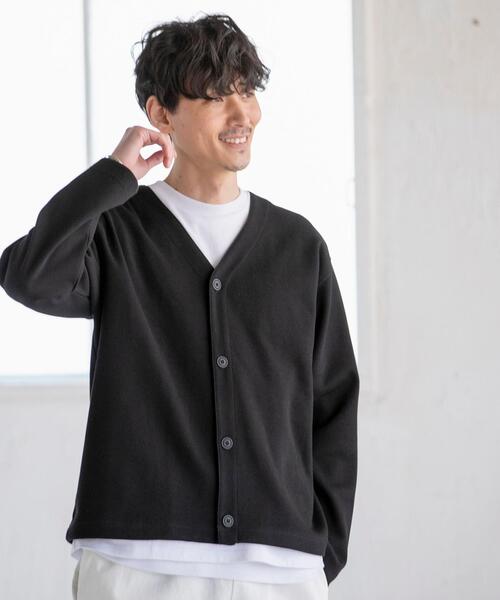 coen(コーエン)の「リラックスカノコカーディガン(カーディガン/ボレロ・メンズ・ダークグレー/ネイビー・X-LARGE/LARGE/SMALL/MEDIUM)」の4枚目の写真