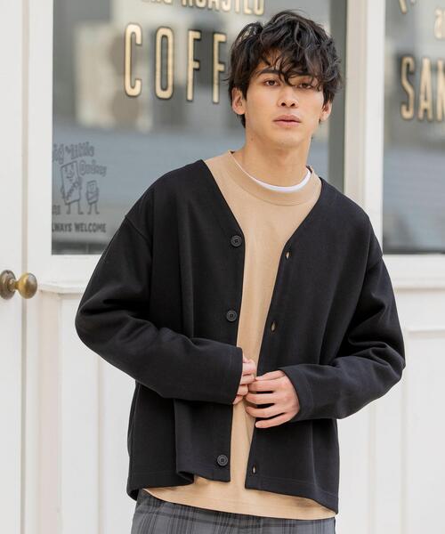 coen(コーエン)の「リラックスカノコカーディガン(カーディガン/ボレロ・メンズ・ダークグレー/ネイビー・X-LARGE/LARGE/SMALL/MEDIUM)」の7枚目の写真