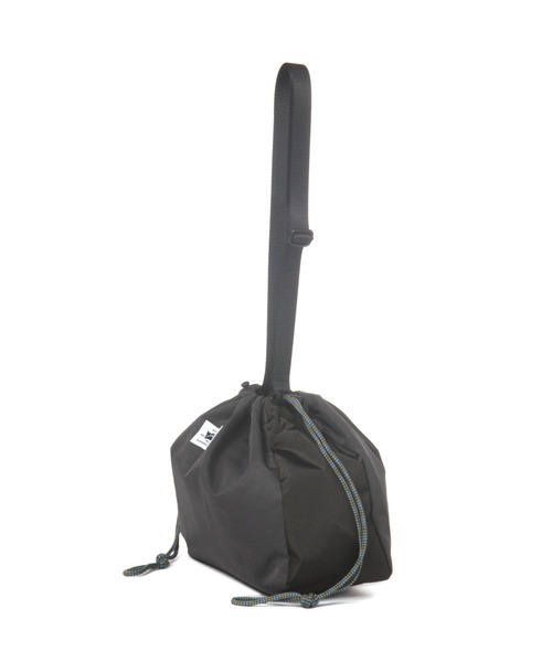 niko and...(ニコアンド)の「配色巾着ショルダーバッグ(ショルダーバッグ・メンズ・ネイビー/グリーン/チャコール・0)」の4枚目の写真