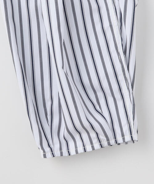 TOMORROWLAND （トゥモローランド）の「コットングログランストライプ デザインイージーパンツ（その他パンツ・メンズ・グレー系その他2・S/M）」の4枚目の写真