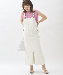 plage | *【Healthy denim/ヘルシーデニム】SP W DENIM サロペットスカート◆(サロペット/オーバーオール)