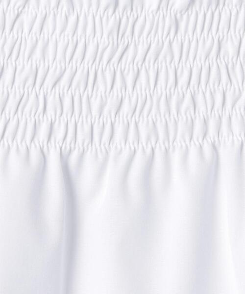 UNITED ARROWS（ユナイテッドアローズ）の「UWCC シャーリング オフショルダー ブラウス◆（シャツ/ブラウス・レディース・ブラック/ホワイト・FREE）」の14枚目の写真