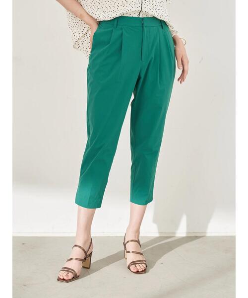 YECCA VECCA（イェッカヴェッカ）の「P.2wayストレッチタックパンツ　＊（その他パンツ・レディース・ライトブルー/グリーン/グレイッシュベージュ/ダークネイビー・SMALL/MEDIUM）」の18枚目の写真