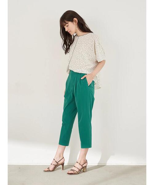 YECCA VECCA（イェッカヴェッカ）の「P.2wayストレッチタックパンツ　＊（その他パンツ・レディース・ライトブルー/グリーン/グレイッシュベージュ/ダークネイビー・SMALL/MEDIUM）」の22枚目の写真