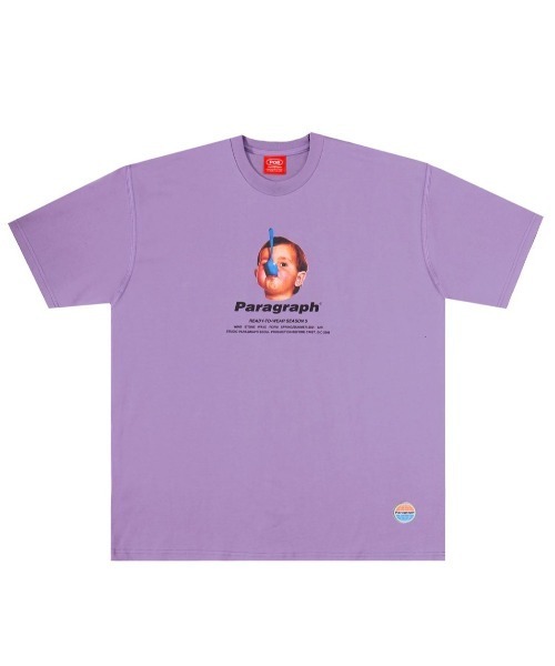 Paragraph(パラグラフ)の「Paragraph/パラグラフ/キッズプリント半袖Tシャツ/KidsTee/PARAGRAPH_NO.9(Tシャツ/カットソー・メンズ・ホワイト/バイオレット/チャコールグレー/グリーン/グレー・FREE)」の11枚目の写真