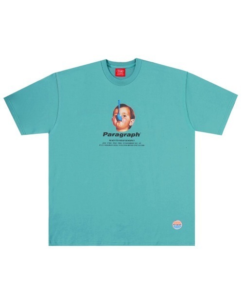 Paragraph(パラグラフ)の「Paragraph/パラグラフ/キッズプリント半袖Tシャツ/KidsTee/PARAGRAPH_NO.9(Tシャツ/カットソー・メンズ・ホワイト/バイオレット/チャコールグレー/グリーン/グレー・FREE)」の7枚目の写真