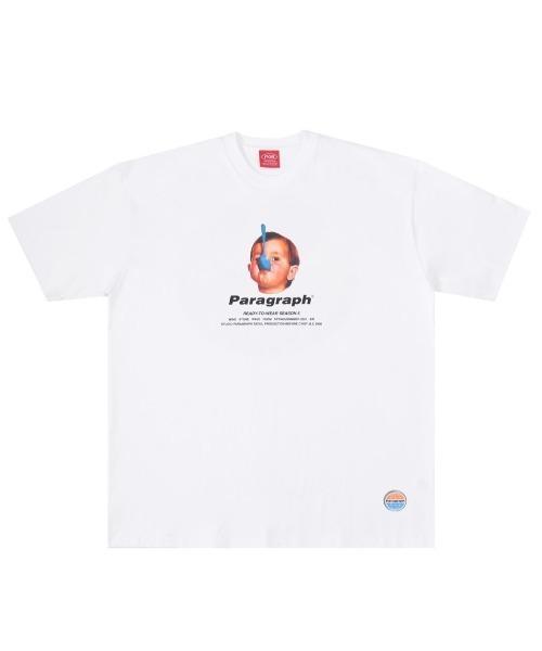 Paragraph(パラグラフ)の「Paragraph/パラグラフ/キッズプリント半袖Tシャツ/KidsTee/PARAGRAPH_NO.9(Tシャツ/カットソー・メンズ・ホワイト/バイオレット/チャコールグレー/グリーン/グレー・FREE)」の8枚目の写真