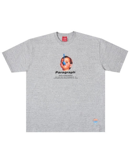 Paragraph(パラグラフ)の「Paragraph/パラグラフ/キッズプリント半袖Tシャツ/KidsTee/PARAGRAPH_NO.9(Tシャツ/カットソー・メンズ・ホワイト/バイオレット/チャコールグレー/グリーン/グレー・FREE)」の9枚目の写真