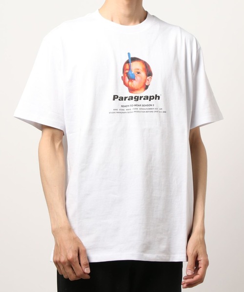 Paragraph(パラグラフ)の「Paragraph/パラグラフ/キッズプリント半袖Tシャツ/KidsTee/PARAGRAPH_NO.9(Tシャツ/カットソー・メンズ・ホワイト/バイオレット/チャコールグレー/グリーン/グレー・FREE)」の13枚目の写真