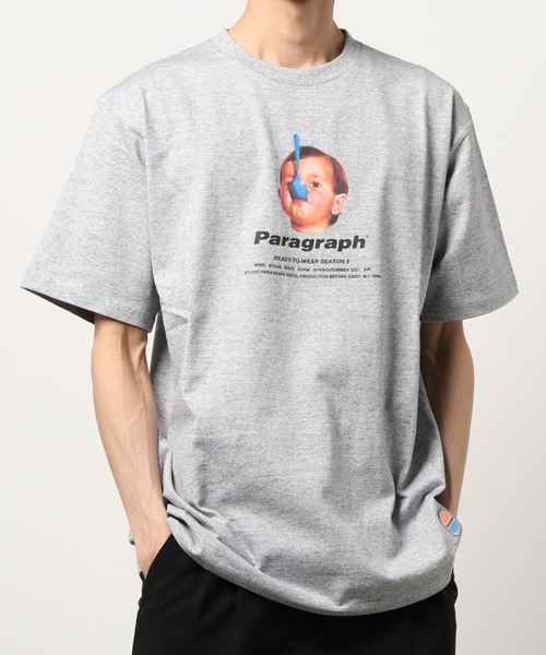 Paragraph(パラグラフ)の「Paragraph/パラグラフ/キッズプリント半袖Tシャツ/KidsTee/PARAGRAPH_NO.9(Tシャツ/カットソー・メンズ・ホワイト/バイオレット/チャコールグレー/グリーン/グレー・FREE)」の17枚目の写真