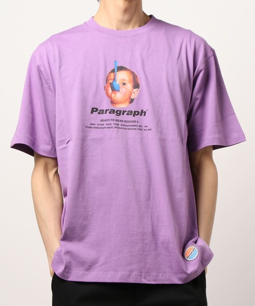 Paragraph(パラグラフ)の「Paragraph/パラグラフ/キッズプリント半袖Tシャツ/KidsTee/PARAGRAPH_NO.9(Tシャツ/カットソー・メンズ・ホワイト/バイオレット/チャコールグレー/グリーン/グレー・FREE)」の22枚目の写真