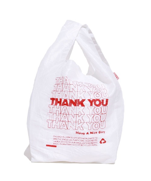 OPEN EDITIONS（オープンエディションズ）の「OpenEdition/オープンエディション Lauren DiCioccio tote bag トートバッグ（トートバッグ・レディース・ブラック/ホワイト×レッド/ブラック系その他/ホワイト×イエロー・ONE SIZE）」の2枚目の写真