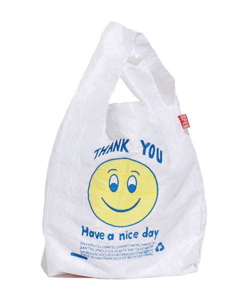 OPEN EDITIONS（オープンエディションズ）の「OpenEdition/オープンエディション Lauren DiCioccio tote bag トートバッグ（トートバッグ・レディース・ブラック/ホワイト×レッド/ブラック系その他/ホワイト×イエロー・ONE SIZE）」の3枚目の写真