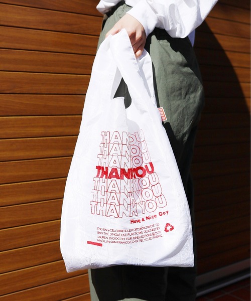 OPEN EDITIONS（オープンエディションズ）の「OpenEdition/オープンエディション Lauren DiCioccio tote bag トートバッグ（トートバッグ・レディース・ブラック/ホワイト×レッド/ブラック系その他/ホワイト×イエロー・ONE SIZE）」の7枚目の写真