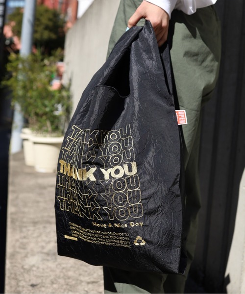 OPEN EDITIONS（オープンエディションズ）の「OpenEdition/オープンエディション Lauren DiCioccio tote bag トートバッグ（トートバッグ・レディース・ブラック/ホワイト×レッド/ブラック系その他/ホワイト×イエロー・ONE SIZE）」の6枚目の写真