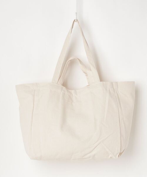 SFW（エスエフダブリュー）の「トート⇔ショルダー ホワイトビッグバッグ（トートバッグ・レディース・A・FREE）」の2枚目の写真