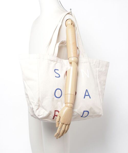 SFW（エスエフダブリュー）の「トート⇔ショルダー ホワイトビッグバッグ（トートバッグ・レディース・A・FREE）」の7枚目の写真