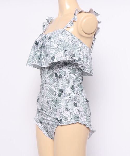[NEVY] ペルザニ フリル リンクル モノキニ ( 2 COLOR) バージョンフリルモノキニ - VIKINI VENDER | 60% - アジア