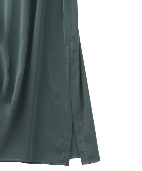 KOH.style(コースタイル)の「パイピングシアーシャツワンピース(ワンピース・レディース・ブラック/グリーン/テラコッタ・FREE)」の16枚目の写真