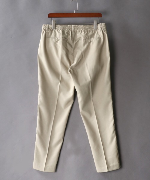 SITRY（シトリー）の「T/R loose tapered Pants/T/Rルーズ テーパードパンツ/カラーパンツ（チノパンツ・メンズ・ブラック/ベージュ/オリーブ/サックスブルー/チェック/グレイッシュベージュ・M/L/XL）」の11枚目の写真