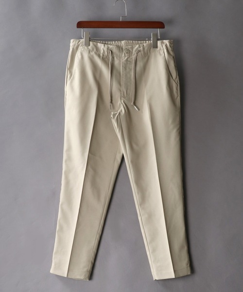 SITRY（シトリー）の「T/R loose tapered Pants/T/Rルーズ テーパードパンツ/カラーパンツ（チノパンツ・メンズ・ブラック/ベージュ/オリーブ/サックスブルー/チェック/グレイッシュベージュ・M/L/XL）」の20枚目の写真