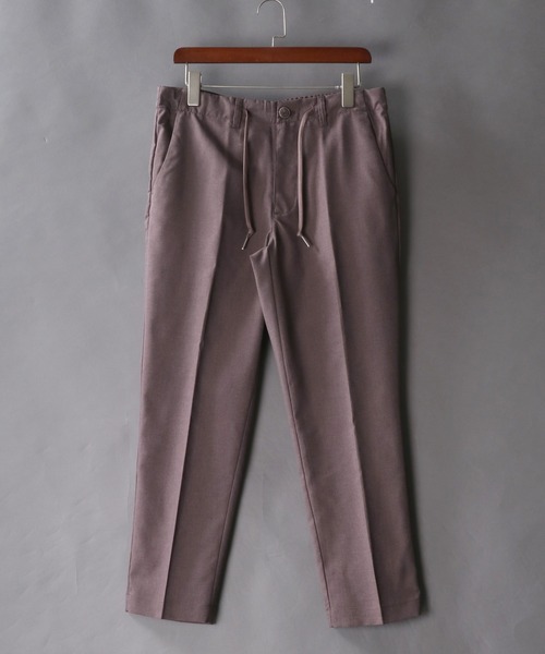 SITRY（シトリー）の「T/R loose tapered Pants/T/Rルーズ テーパードパンツ/カラーパンツ（チノパンツ・メンズ・ブラック/ベージュ/オリーブ/サックスブルー/チェック/グレイッシュベージュ・M/L/XL）」の21枚目の写真