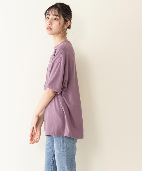 PLAYBOY(プレイボーイ)の「【PLAY BOY/プレイボーイ】水着ラビット柄 バックプリント ビッグシルエット プリントTシャツ(Tシャツ/カットソー・レディース・オフホワイト/ブラック/ダークパープル・LARGE/MEDIUM)」の18枚目の写真
