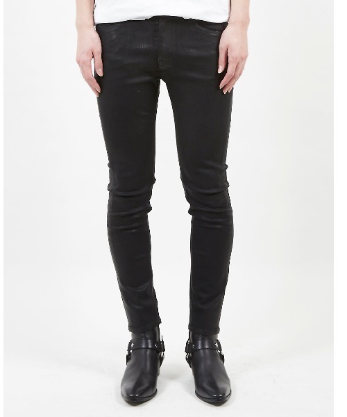 GalaabenD（ガラアーベント）の「EXフィットデニム ブラックコーティングデニムパンツ（デニムパンツ・メンズ・ブラック・S/M/L）」の2枚目の写真