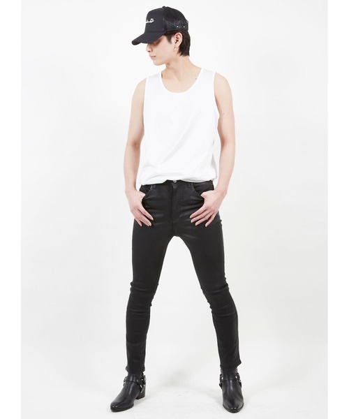 GalaabenD（ガラアーベント）の「EXフィットデニム ブラックコーティングデニムパンツ（デニムパンツ・メンズ・ブラック・S/M/L）」の13枚目の写真