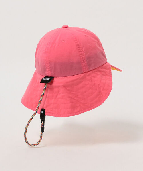 こども ビームス(コドモビームス)の「THE NORTH FACE / キッズ ポホノ サンシールド キャップ 21(47~56㎝)(キャップ・キッズ・ピンク/ネイビー/オレンジ・KS(47-49cm)/KL(54-56cm)/KM(50-53cm))」の4枚目の写真