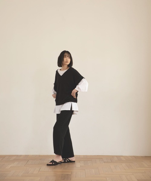 marjour（マージュール）の「RELAX SET UP（スウェット・レディース・ブラック・M）」の5枚目の写真