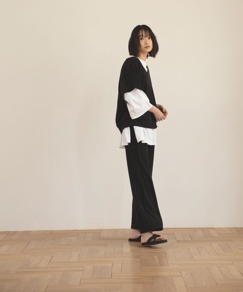 marjour（マージュール）の「RELAX SET UP（スウェット・レディース・ブラック・M）」の9枚目の写真