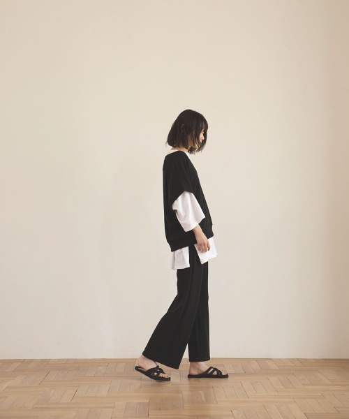 marjour（マージュール）の「RELAX SET UP（スウェット・レディース・ブラック・M）」の2枚目の写真