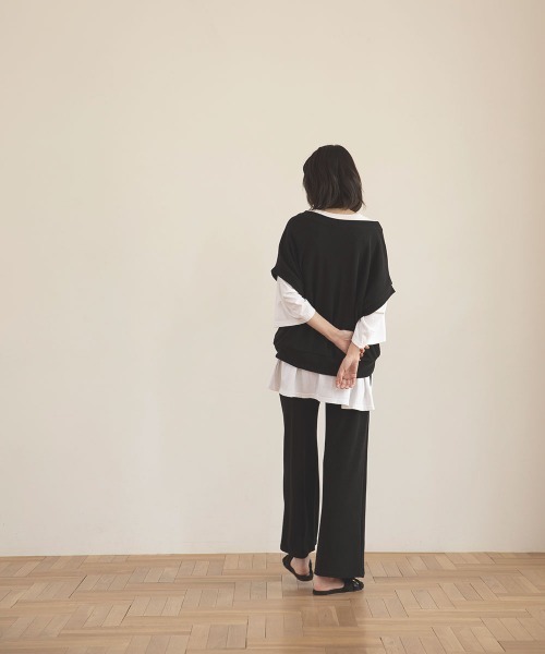 marjour（マージュール）の「RELAX SET UP（スウェット・レディース・ブラック・M）」の4枚目の写真