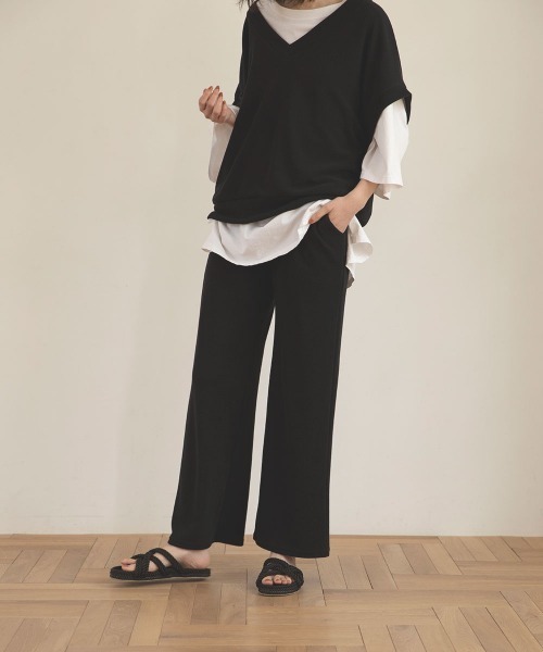 marjour（マージュール）の「RELAX SET UP（スウェット・レディース・ブラック・M）」の6枚目の写真