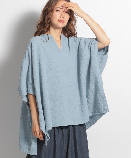 Niko チュニック ワンピース ドレスand ニコアンド のファッション シボシボガーゼチュニック チュニック Niko