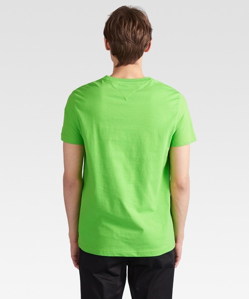 TOMMY HILFIGER（トミーヒルフィガー）の「ベーシックロゴTシャツ（Tシャツ/カットソー・メンズ・ライトブルー/ブルー/レッド/イエロー/ピンク/オレンジ/ブルー系その他/イエロー系その他/ブルー系その他2/ライトグリーン/ベージュ/イエロー系その他2/ベージュ系1/ブルー系その他3/グリーン・LARGE/MEDIUM/SMALL/X-LARGE）」の21枚目の写真
