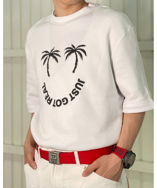 DIESEL（ディーゼル）の「メンズ スウェット 半袖 グラフィック BCI サステナブル（スウェット・メンズ・ホワイト/ブラック・X-SMALL/LARGE/SMALL/MEDIUM/XX-LARGE/X-LARGE）」の13枚目の写真