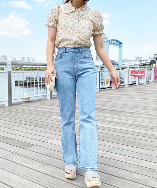 apres jour（アプレジュール）の「花柄コットンレースフリルブラウス【ZOZOTOWN限定アイテム】（シャツ/ブラウス・レディース・アイボリー/オフホワイト・X-LARGE/フリー）」の7枚目の写真