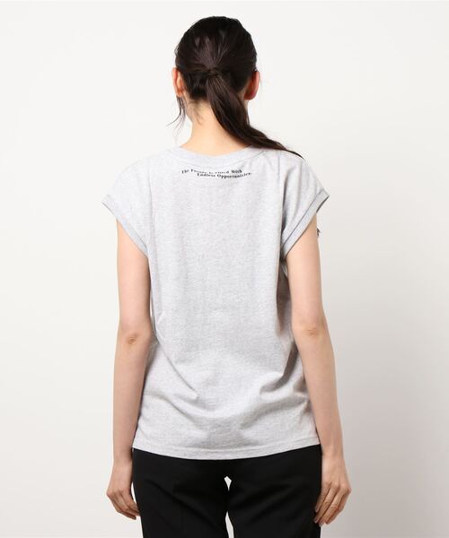 LOWRYS FARM（ローリーズファーム）の「フォトノースリーブ　948734（Tシャツ/カットソー・レディース・ブラック/グレー/オフホワイト・FREE）」の11枚目の写真