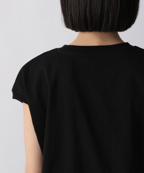 LOWRYS FARM（ローリーズファーム）の「フォトノースリーブ　948734（Tシャツ/カットソー・レディース・ブラック/グレー/オフホワイト・FREE）」の13枚目の写真