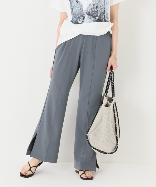 Simplicite（サンプリシテ）の「サイドスリットフレアパンツ（その他パンツ・レディース・レッド/ブルー系その他/ベージュ・FREE）」の2枚目の写真