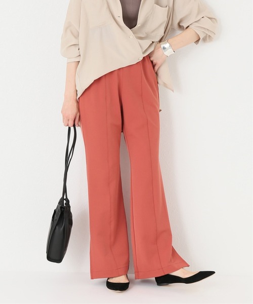 Simplicite（サンプリシテ）の「サイドスリットフレアパンツ（その他パンツ・レディース・レッド/ブルー系その他/ベージュ・FREE）」の3枚目の写真