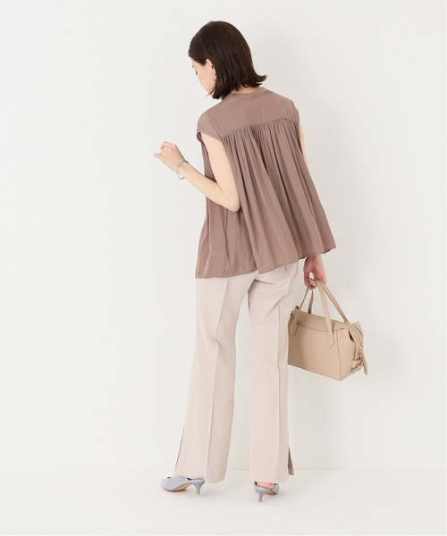 Simplicite（サンプリシテ）の「サイドスリットフレアパンツ（その他パンツ・レディース・レッド/ブルー系その他/ベージュ・FREE）」の8枚目の写真