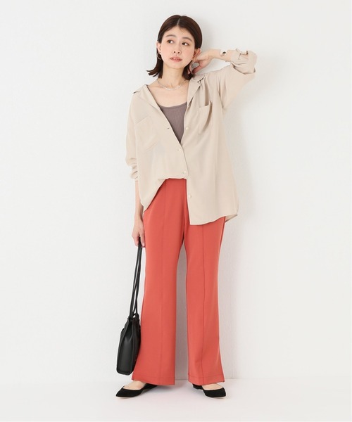 Simplicite（サンプリシテ）の「サイドスリットフレアパンツ（その他パンツ・レディース・レッド/ブルー系その他/ベージュ・FREE）」の11枚目の写真