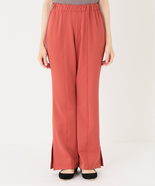 Simplicite（サンプリシテ）の「サイドスリットフレアパンツ（その他パンツ・レディース・レッド/ブルー系その他/ベージュ・FREE）」の13枚目の写真