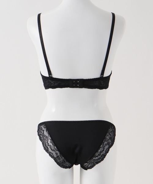 colza（コルザ）の「黒レースブラセット（ブラ&ショーツ・レディース・モカ/グリーン・C65/C70/D75/B65/C75/D70/A75/B70/B75/D65/A70）」の9枚目の写真