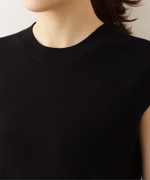 NATURAL BEAUTY BASIC（ナチュラルビューティーベーシック）の「ノースリーブ畦ニット/0171270610（ベスト・レディース・ピンク/グレー/ブラック・MEDIUM）」の10枚目の写真