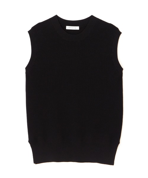 NATURAL BEAUTY BASIC（ナチュラルビューティーベーシック）の「ノースリーブ畦ニット/0171270610（ベスト・レディース・ピンク/グレー/ブラック・MEDIUM）」の13枚目の写真