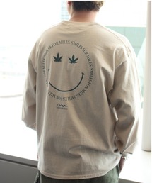 MANASTASH | MANASTASH/マナスタッシュ　LEAF SMILE LS TEE リーフスマイルロングスリーブティー 7113109(Tシャツ/カットソー)